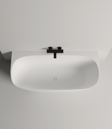 Ванна из искусственного камня Salini SOFIA 102522MF 170х80 пристенная асимметричная